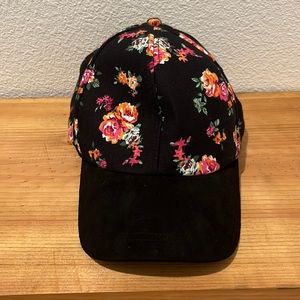 Floral baseball hat